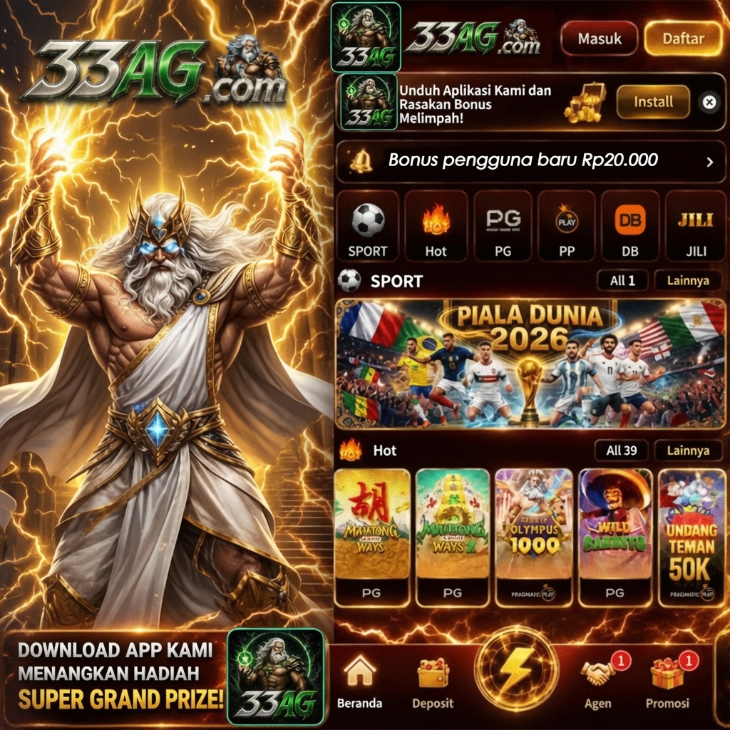 33AG - 33ag Login Akun Terbaru ✅